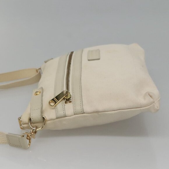 BURBERRY Blue Label Shoulder Bag Canvas Beige Auth ti2861 - Picture 4 of 16